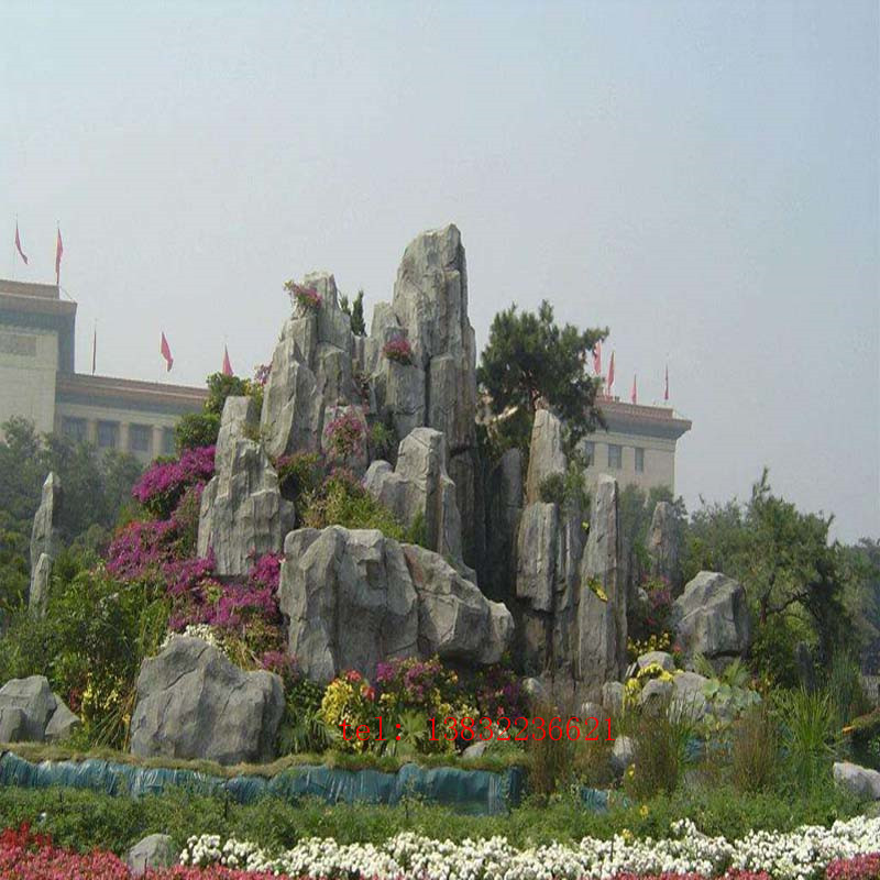 厂家供应景观工程塑石公园文化墙雕塑假山
